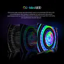 METZ 55MNE8000Z TV MiniLED 144 Hz 55 pouces (140 cm), QLED+ UHD, HDR10+, Smart TV Google, Dolby Vision Atmos, HDMI 2.1, MEMC, Upscaling 4K AI, protection des yeux (faible lumière bleue, sans scintillement) image 3