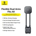 Baseus PrimeTrip C03sPro Magnetic Wireless Car Charger Mount (Stick-On Type, Cosmic Black) image 1