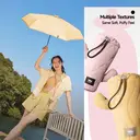 Beneunder BM528, cinq plis revêtement noir Protection parapluie pour en plein air antivents imperméable, rose, cadeau de couple cadeau parfait image 3