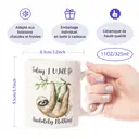 Alphynix 1 Mug blanc 33cl avec "Aujourd'hui je ne ferai absolument rien" citation & paresseux suspendu, cadeau de Noël ou Thanksgiving humour détente,Le cadeau de la saint-valentin, cadeau d’anniversaire image 7