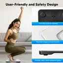 Arboleaf CS20H Digital Body Fat Scale, Precise Weight Measurement, Clear Digital Display (lb), High-Precision Sensor, Durable Tempered Glass Surface, Ideal for Home and Bathroom Use, White image 3