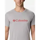 Columbia Men's CSC Basic Logo Short Sleeve - Grey image 1