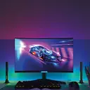GLOBAL GIZMOS Table Lamp Light Bars Mutlicolour Black image 4