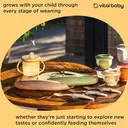 Vital Baby Nourish Mess Catcher Natural Moss 4+ Months image 3