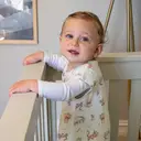 HALO® SleepSack® 100% Cotton Wearable Blanket Swaddle Transition Sleeping Bag TOG 0.5 0-6 Months Winnie The Pooh Frolic image 3