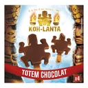 KOHLANTA Bâtonnets de glace au Chocolat en forme Totem x4 168g image 0