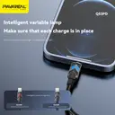 Câble de Données PAVAREAL en Alliage de Zinc Noir 30W PD CTOC à Charge Ultra Rapide avec Arrêt Automatique et Changement de Couleur image 5