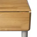 Dining Table Altona Rectangle Extendable Drop Leaf Grey/Oak 76x61-97cm image 5