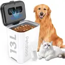 Petaboo Criseal 200MF Vacuum Dog Food Storage Container, 13 Litre,Airtight Pet Food Container, Dry Pet Food Bucket for Dogs Cats Rechargeable Sealed Food Storage Bin with lid & Measuring Scoop image 2