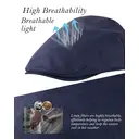 TOP-EX Casquette gavroche en lin 100 % pour homme, intérieur en coton, taille M/L - Navy image 2