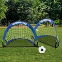 Hy-Pro Football Mini Pop Up Goal & Ball Set UEFA Champions League Blue 44x54cm image 1