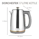 Haden Dorchester Digital Kettle, Variable Temperature, Chrome & Rose Gold - 204851 image 4