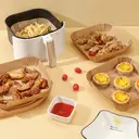 BJ 20cm Square Air Fryer Paper, 50-Piece Set image 5