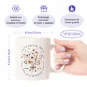 Alphynix 1 Mug Considérez comment poussent les fleurs sauvages, 33cl tasse à café inspirante avec bouquet de fleurs et Écriture Luc 12:27, cadeau réconfortant pour femmes,Le cadeau de la saint-valentin, cadeau d’anniversaire image 7
