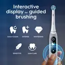 Oral-B iO6 Adult Electric Toothbrush, 1 Toothbrush Head, 5 Modes with Teeth Whitening, UK 2 Pin Plug, Travel Case, Grey Opal image 2