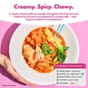 Noodeeloong Knife-Shaved Noodles Thai Coconut Red Curry Flavor 207g image 2