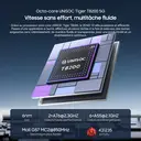 Tablette Blackview Zeno 10, écran FHD 11 pouces (1920 x 1200), 5G, Android 15, Gemini AI, Unisoc T8200, 24 Go (8 + 16) de RAM + 128 Go de ROM, 8800 mAh,  Mode PC,  Widevine L1,  Face ID,  16 MP + 13 MP, GPS, OTG, tablette de jeu avec clavier et stylet image 7