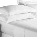 Paoletti Fitted Sheet 100% Cotton 200TC White King image 2