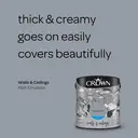 Crown Matt Emulsion Blue Gravel 2.5L image 5