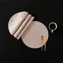 6pcs，Gold，Wanxianghua PVC placemat，Washable And Wipeable Kitchen Dining Placemat, Multicolor Table Decoration Mat For Festivals And Weddings image 3