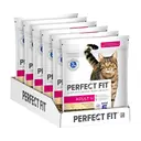 PERFECT FIT™ Adult Trockenfutter für erwachsene Katzen ab 1 Jahr - Huhn, 750g (6 Beutel) image 0