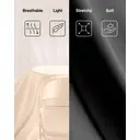 ubras Classic Bralette Smart Size -, Couple Gift Perfect Gift for woman, Essential Comfort Underwear - Black-L, Suitable for Any Season image 4