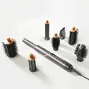 Uniorange M8 Sèche-cheveux et appareil de coiffage à air chaud 8-en-1, 1 400 W, Moteur 110 000 tr/min, 200 millions d'ions négatifs, Bouclage automatique image 10