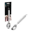 Chef Aid Stainless Steel Ice Cream Scoop, High grade Stainless Steel scoop, Perfect for frozen gelato, sorbet and cookie dough, fitted with easy store hanging loop, Dishwasher safe image 1