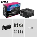MSI 850W ATX Fully Modular Power Supply - MPG A850GS PCIE5 image 6