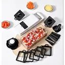  5-in-1 Vegetable Chopper Slicer Dicer With Container Food Processor White                  image 1