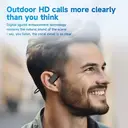 Écouteurs Verbex BL-09 noirs, écouteurs à intelligence artificielle, à conduction osseuse, pour la natation, Bluetooth, pour le sport, avec réduction de bruit et confortables à porter. image 1