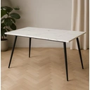 Urban Meuble DINING TABLE 120/80/75 cm Rectangular White image 4