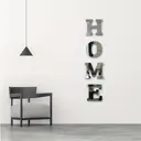 4-piece PVC mirror wall sticker, silver acrylic, suitable for modern home decoration in living rooms, bedrooms, entryways, or hallways. image 1