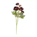 Candlelight Artificial Camelia Flower Stem Burgundy 38cm image 0