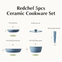 RedChef Ceramic Cookware Set 5 Pieces image 7