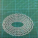Nesting Lace Border Frame Metal Cutting Dies, Nested Framelits Die Cuts for Card Making DIY Scrapbooking Embossing Stencil Dies Template Molds Birthday Wedding Card Making image 2