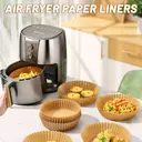 Air Fryer Parchment Paper Liners, Non-Stick Precut Circle for Easy Cleanup, Disposable Basket Inserts, Mess-Free Cooking​
100pcs 20cm image 1