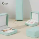 Oirlv Ring Box for Proposal Engagement Leather Jewelry Ring Gift Box 5.3*6*4.5cm 1pcs image 7