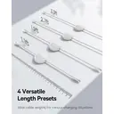 Baseus Free2Pull Mini Charging Cable USB-C to USB-C 60W 1m Moon White image 2