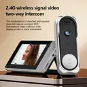 Verbex NT601A doorbell video doorbell smart doorbell monitoring home camera does not require wifi to receive and can be used with video recording and long battery life image 3