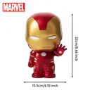1pc Marvel Iron Man Piggy Bank Officially Licensed Coin Bank Figurine Money Box Savings Jar 3D PVC Stereo Collectible Desktop Organizer Home Decor Waterproof Shatterproof Figurine Decorative Gift image 1