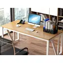 Senhoglb Porte-document A4 vertical en métal - Noir image 6