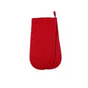 Dexam Double Oven Gloves Love Colour 100% Cotton Scarlet Red image 0