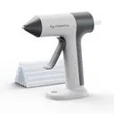 Tilswall Kabellose Heißklebepistole - Tilswall kabellose Heißklebepistole mit 30 Sekunden Schnellvorheizung, 2000mAh Akku, 20 Stück Heißklebesticks (7 X 140 mm), Anti-Tropf-Düse, ideal für DIY, Bastelarbeiten und Reparaturen - Weiß image 1