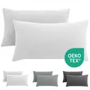LeBonsoir Basics 50x75cm Pillowcases Set of 2， Super Soft Easy Care Microfiber，Envelope Closure， White， Pillows Not Included image 0