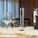 Cuisync Electric Wine Opener, Automatic Electric Wine Bottle Corkscrew Opener , Type-C Charging Wine Openers With LED Light For Home Party Wedding Gifts (Aluminum Alloy)，KP3P-372403SL image 7