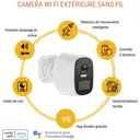 Konyks Camini Air SE Caméra d'extérieur sans fil, Wi-Fi, IP65, batterie 5200 mAh image 2