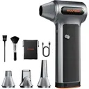 [40 € Rabatt mit Code: RT4] WOLFBOX MF200 Elektrischer Luftstößer, 320 g Luftdruck, wiederaufladbarer bürstenloser 3-Gang-Motor für Auto/PC/Zuhause/Outdoor image 0