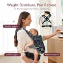 Momcozy Starry Sky Ergonomic Baby Carrier, 7-44 lbs, 1 Unit image 5