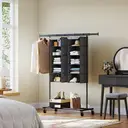 Hanging Closet Organizer, 30x30x90cm, Set of 2, Grey image 1